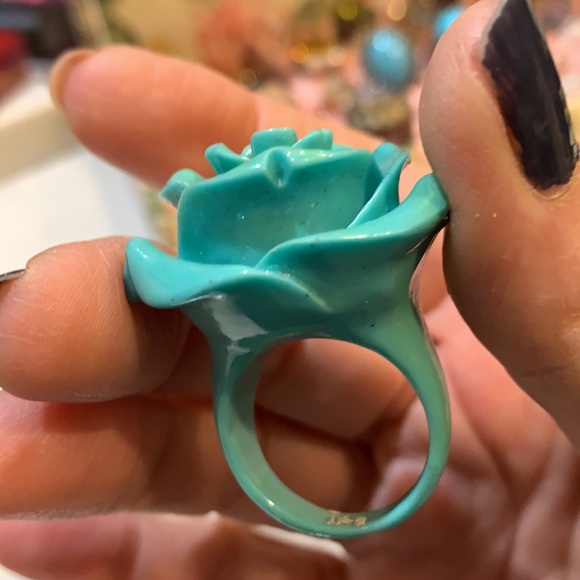 Ring Reconstituted Turquoise - Picture 4 of 4